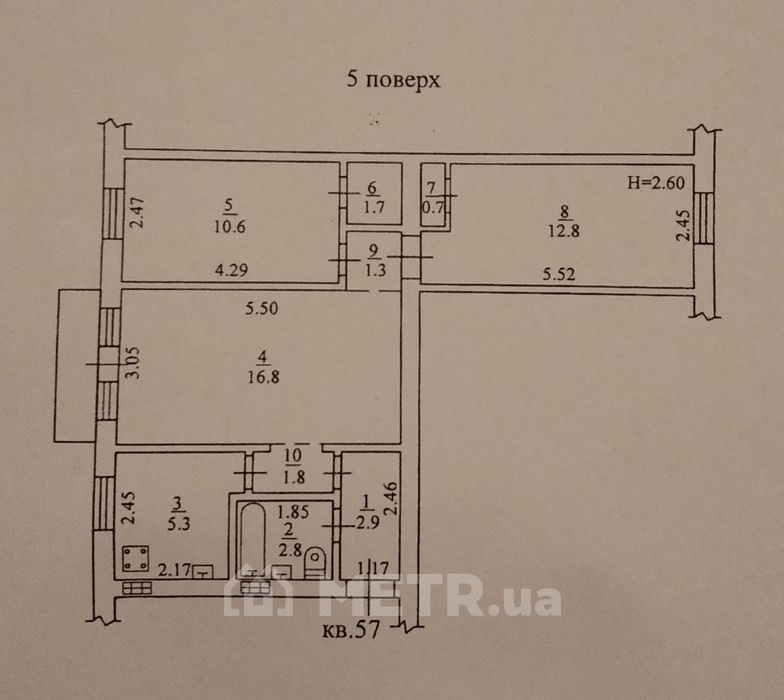 Фото квартиры, г. Одесса, Люстдорфская Дорога 54Б (16081-15)