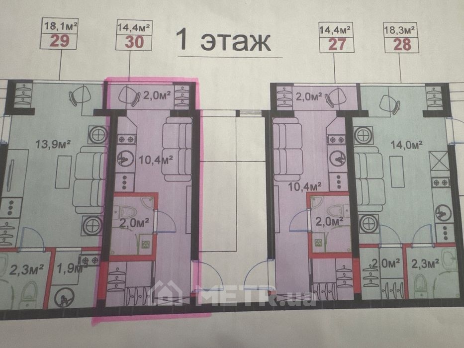 Фото квартиры, г. Одесса, пер. 1-й Первомайский 22/3 (21150-6)