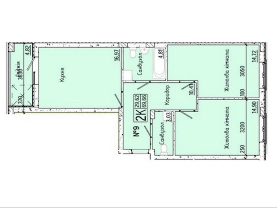 Фото квартиры, г. Одесса, ул. Краснослободская 56 (21151-2)