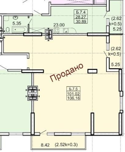 Квартира, дополняющее фото, 21269