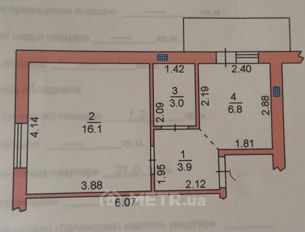 Фото квартиры, г. Черноморск, ул. Парковая 48А (21531-2)