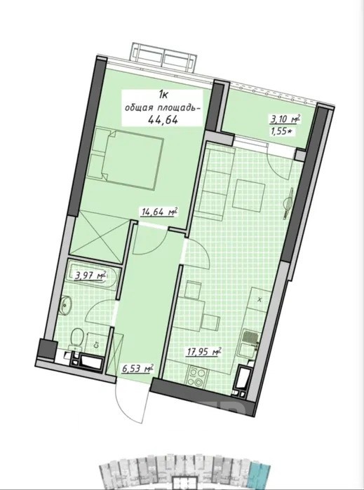 Фото квартири, м. Одеса, пров. Курортний 2 (СТР) (20502-4)