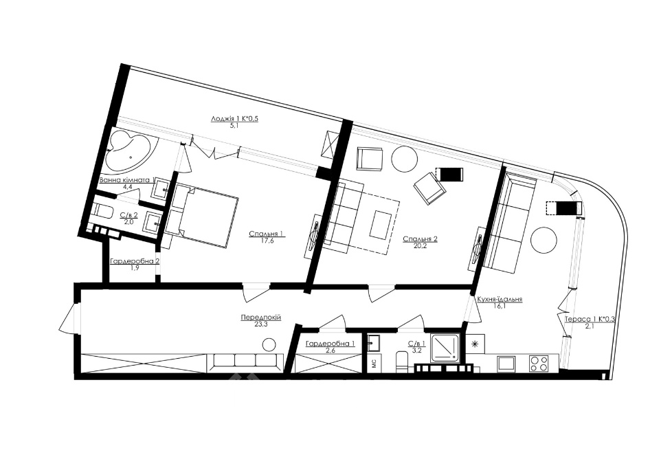Фото квартири, м. Одеса, бульвар Французький 63/65 (СТР) (21996-9)