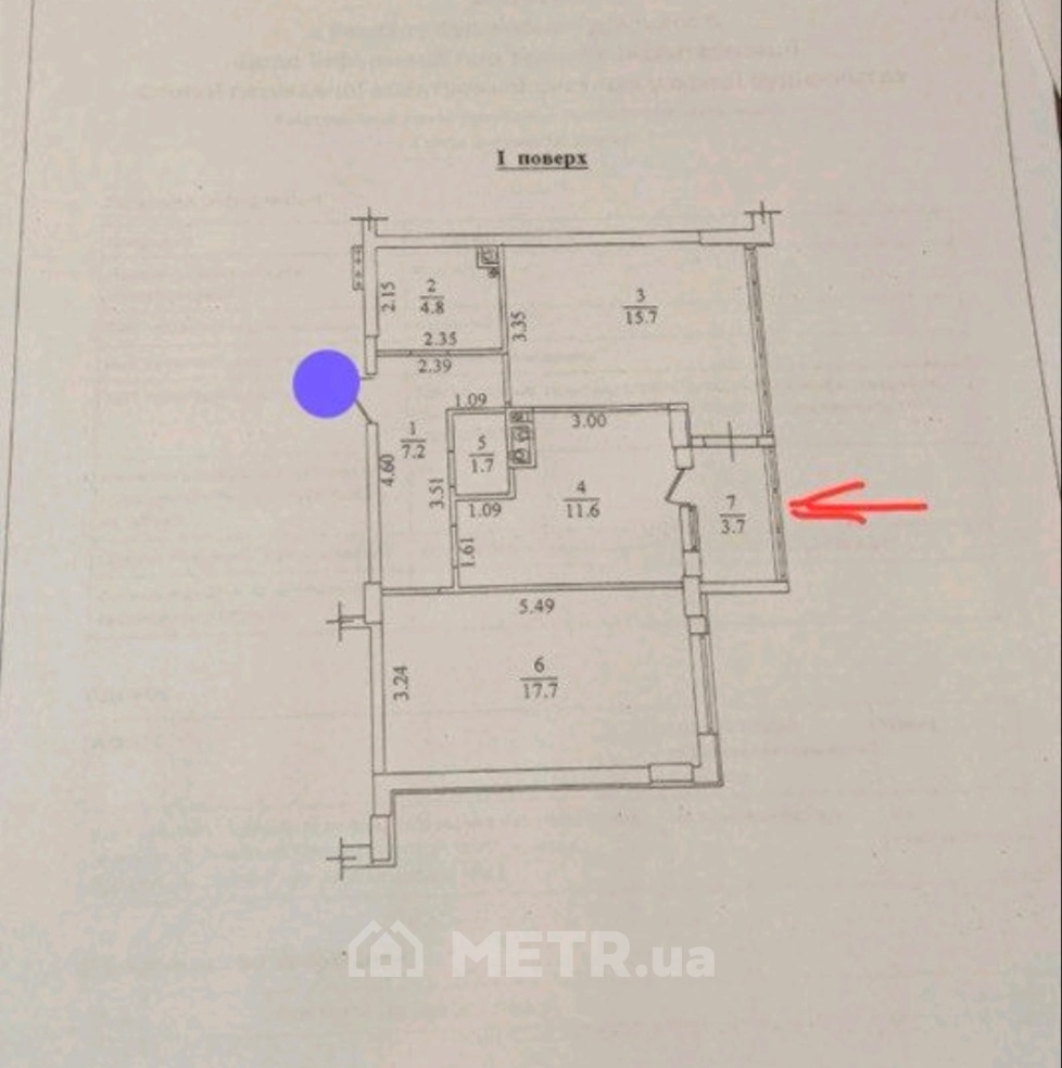 Фото квартири, с. Лиманка, вул. Будівельна 50Б (22032-9)