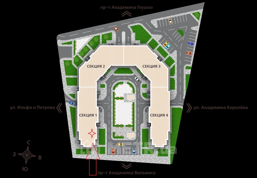 Фото квартиры, г. Одесса, проспект Академика Глушко 17А (22108-21)