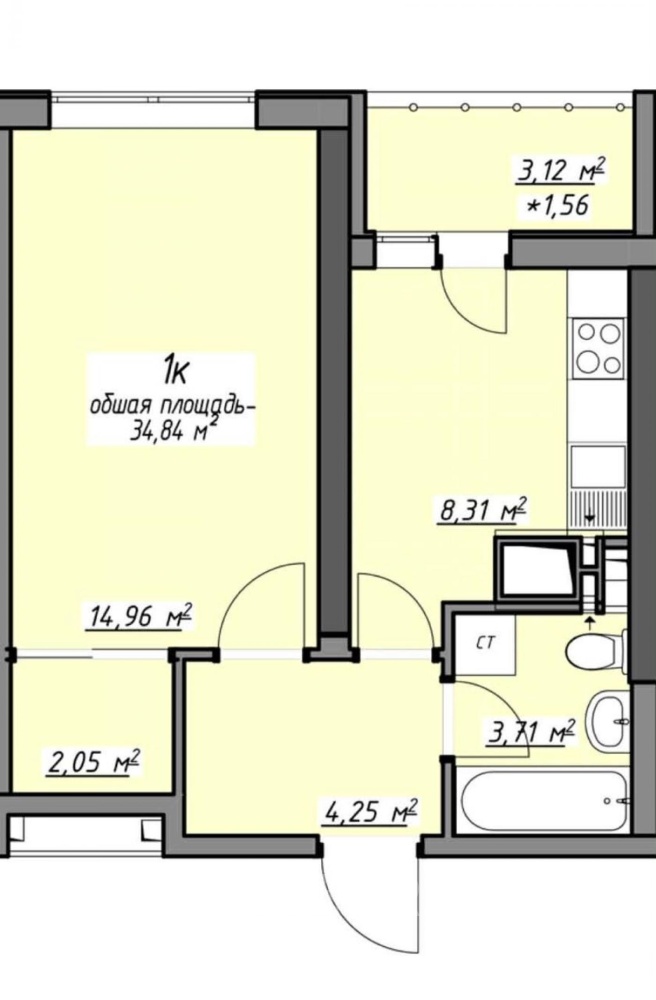 Фото квартиры, г. Одесса, проспект Академика Глушко 17А (22173-19)