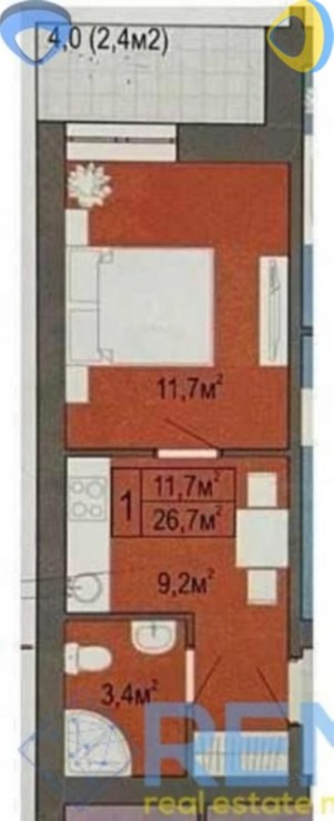 Квартира, доповнююче фото, 22195