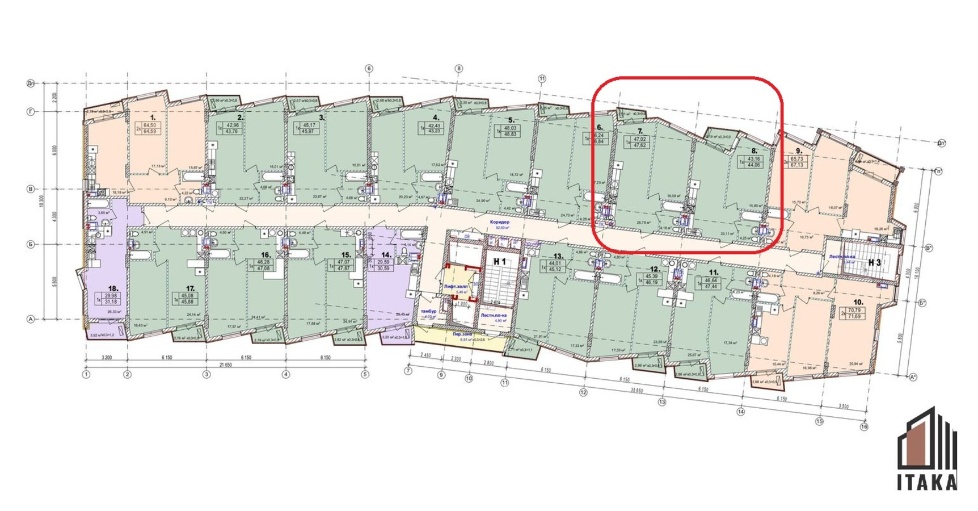 Фото квартиры, г. Одесса, ул. Чубаевская 1 (22221-10)