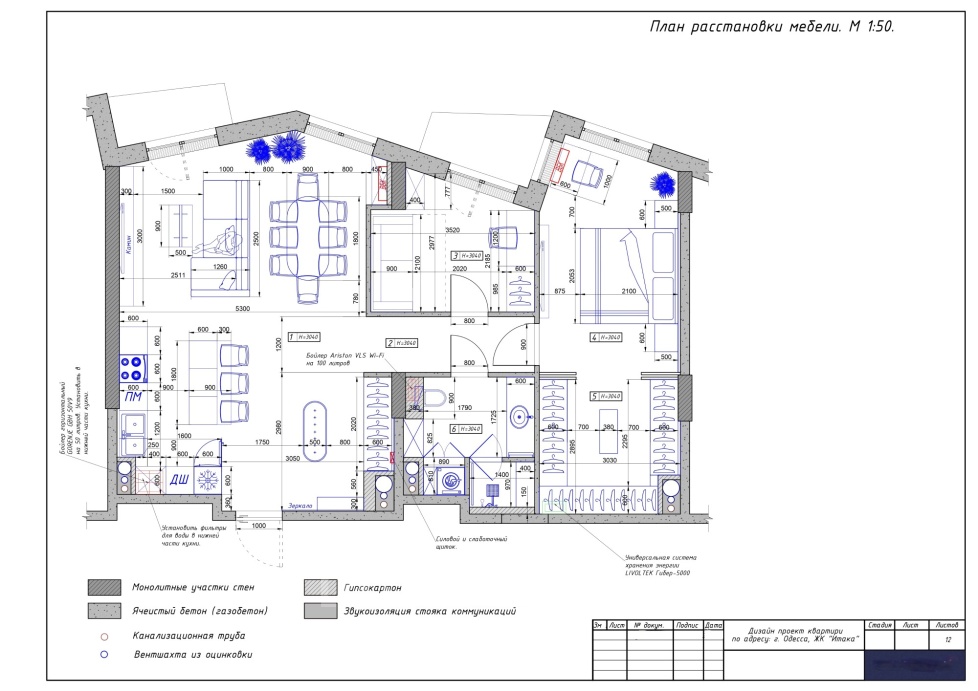 Фото квартиры, г. Одесса, ул. Чубаевская 1 (22221-11)