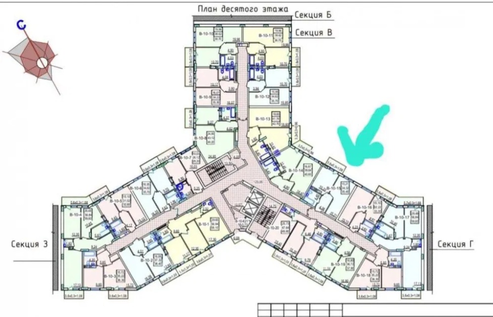 Фото квартиры, г. Одесса, Люстдорфская Дорога 100В (22434-3)