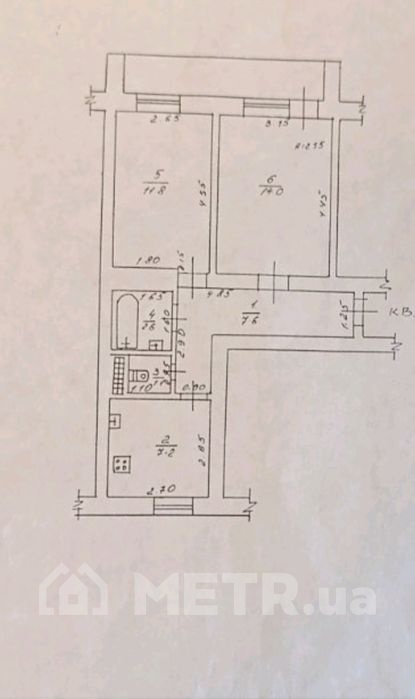 Фото квартиры, г. Одесса, ул. Бугаёвская 46/4 (22441-1)