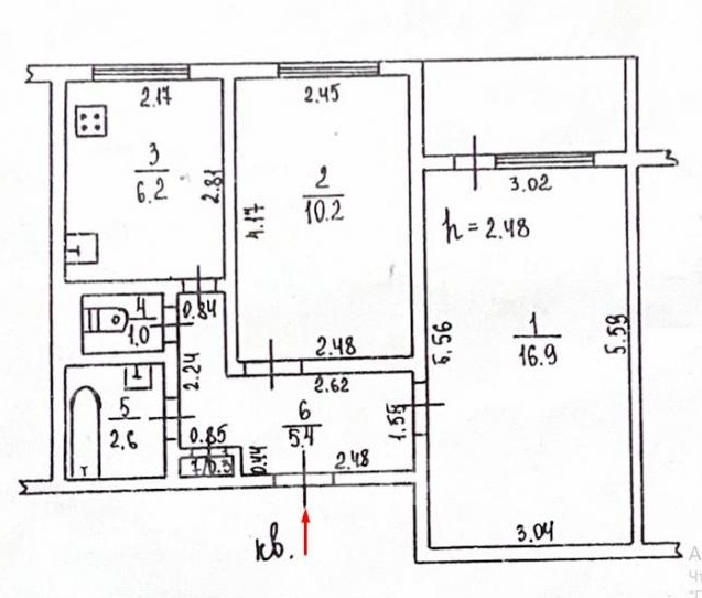 Фото квартиры, г. Одесса, ул. Бреуса 45 (22454-9)
