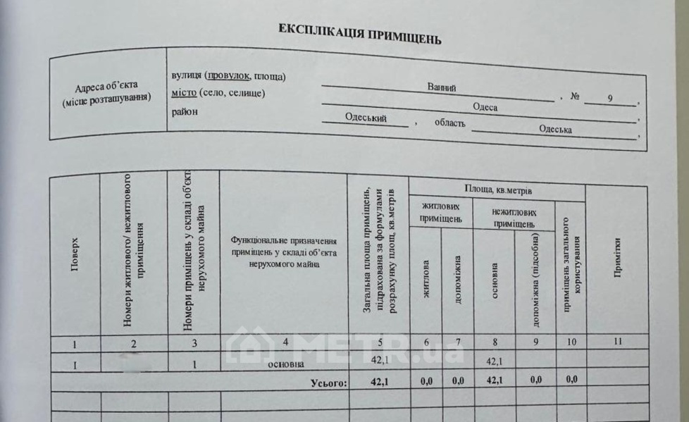 Фото коммерческой недвижимости, г. Одесса, пер. Ванный 9 (22473-14)