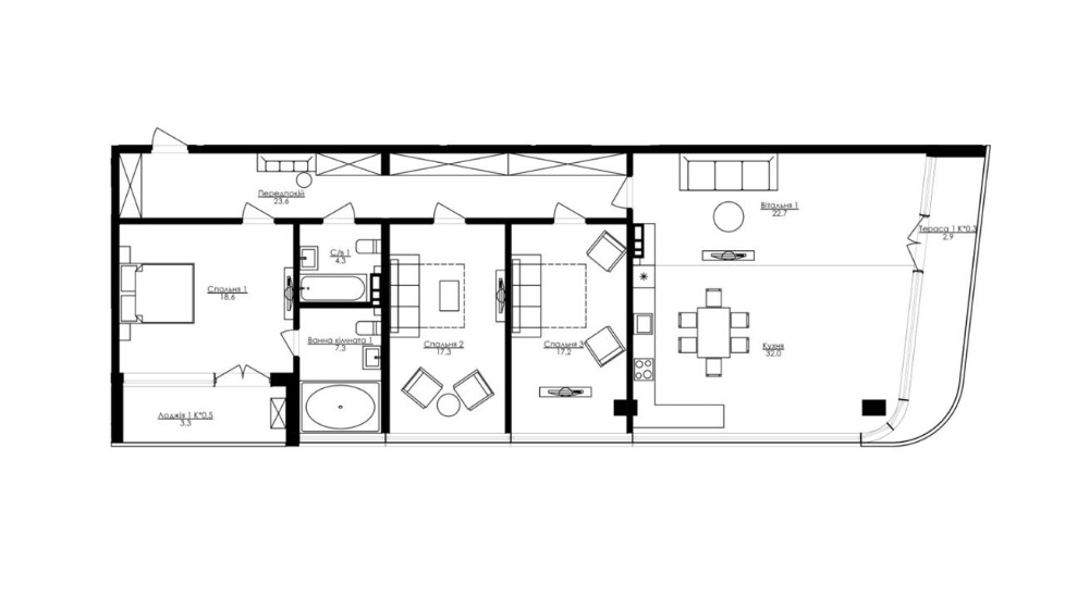 Фото квартиры, г. Одесса, бульвар Французский 63/65 (СТР) (22496-3)