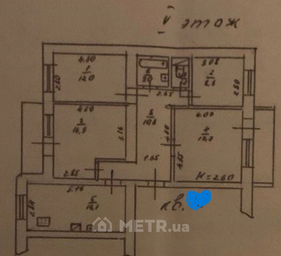 Фото квартиры, г. Одесса, пер. Ботанический 4 (22582-11)