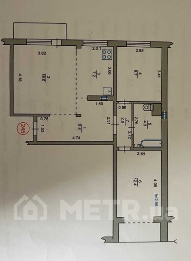 Фото квартиры, г. Черноморск, ул. Александрийская 4А (22646-11)