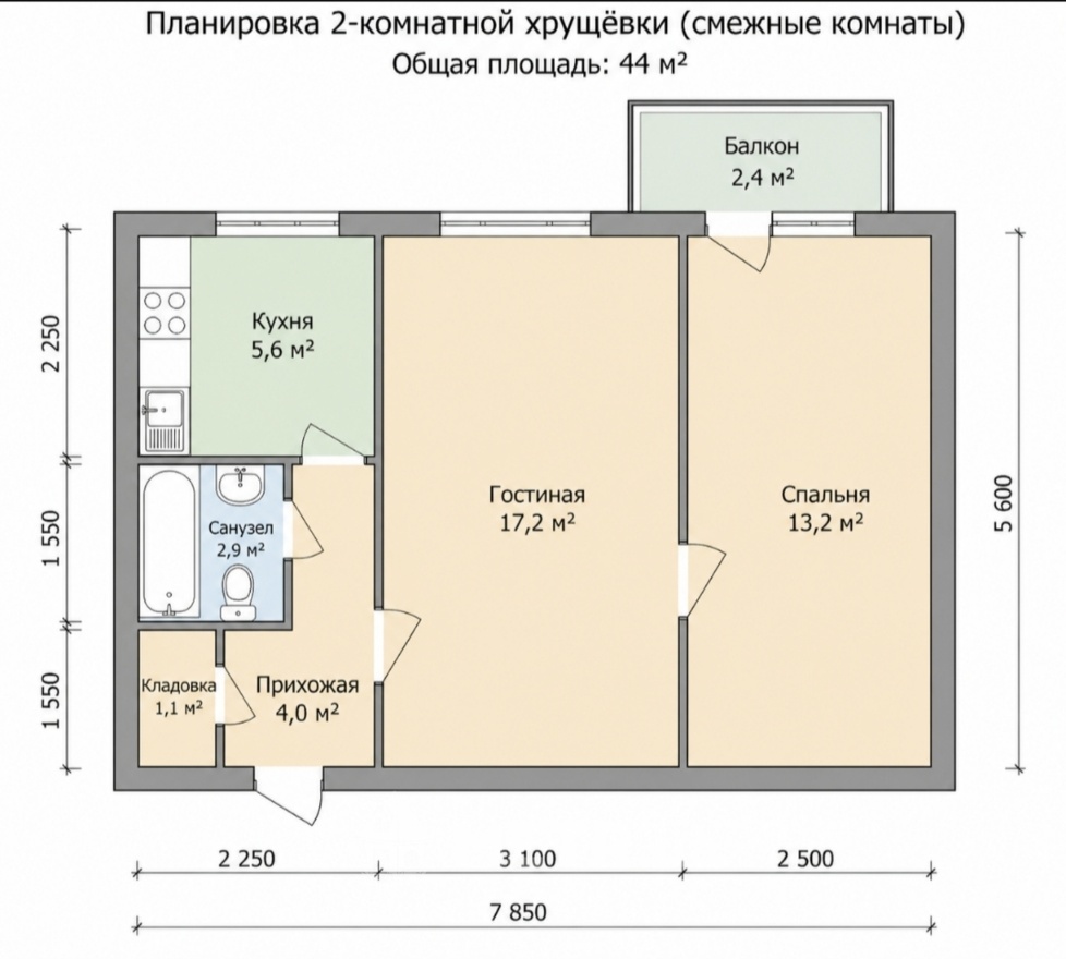 Фото квартиры, г. Одесса, Фонтанская Дорога 6 (22803-10)