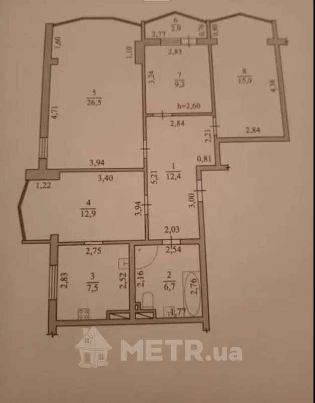 Фото квартиры, г. Одесса, ул. Академика Вильямса 50/3 (23052-8)